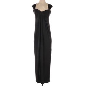 BCBGMaxAzria black long cocktail dress